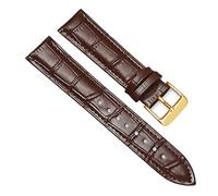 ZIYIWANG Cinturino in pelle compatibile con cinturini for orologi da 12 mm, 14, 16, 18, 20, 22 e 24 di larghezza. Sostituisci il cinturino(Brown-G,16mm)