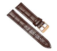 ZIYIWANG Cinturino in pelle compatibile con cinturini for orologi da 12 mm, 14, 16, 18, 20, 22 e 24 di larghezza. Sostituisci il cinturino(Brown-RG,16mm)