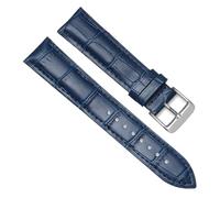 ZIYIWANG Cinturino in pelle compatibile con cinturini for orologi da 12 mm, 14, 16, 18, 20, 22 e 24 di larghezza. Sostituisci il cinturino(Blue-S,24mm)