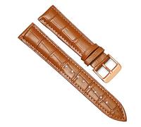 ZIYIWANG Cinturino in pelle compatibile con cinturini for orologi da 12 mm, 14, 16, 18, 20, 22 e 24 di larghezza. Sostituisci il cinturino(Light brown-RG,22mm)