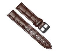 ZIYIWANG Cinturino in pelle compatibile con cinturini for orologi da 12 mm, 14, 16, 18, 20, 22 e 24 di larghezza. Sostituisci il cinturino(Brown-BK,24mm)
