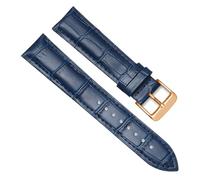 ZIYIWANG Cinturino in pelle compatibile con cinturini for orologi da 12 mm, 14, 16, 18, 20, 22 e 24 di larghezza. Sostituisci il cinturino(Blue-RG,24mm)