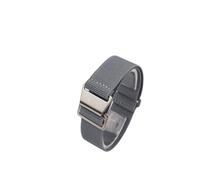ZIYIWANG Il cinturino elastico in nylon è compatibile con anse di larghezza pari a 18 mm, 20 e 22 in tessuto un retrò adatto sia for uomini che for donne(Grey,22MM_STEEL BUCKLE)