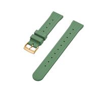 ZIYIWANG Il cinturino for orologio subacqueo in gomma fluorurata è compatibile con il for vintage anse a sgancio rapido da 20 mm a 22(Army Green Gold,22mm)