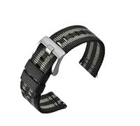 ZIYIWANG Il cinturino impermeabile for orologio con una larghezza delle anse di 18 mm, 20 e 22 è dotato chiusura resistente ed compatibile vari modelli orologi(Brown-Black,20mm)