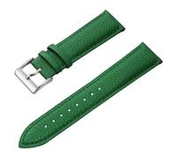 ZIYIWANG Il cinturino in pelle è compatibile sia con uomini che donne e larghezze delle anse vanno da 12 mm a 24(Green 1,14mm)