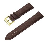 ZIYIWANG Il cinturino in pelle è compatibile sia con uomini che donne e larghezze delle anse vanno da 12 mm a 24(Dark Brown 3,20mm)