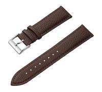 ZIYIWANG Il cinturino in pelle è compatibile sia con uomini che donne e larghezze delle anse vanno da 12 mm a 24(Dark Brown 1,18mm)