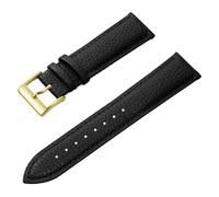 ZIYIWANG Il cinturino in pelle è compatibile sia con uomini che donne e larghezze delle anse vanno da 12 mm a 24(Black 3,20mm)