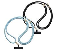 Ziyonix 2 Pezzi Cordino per Telefono Universale, Laccio Regolabile per Cellulare Cordino per Cellulare Universale Rimovibile Catena Laccio per Compatibile con iPhone Huawei e Altri Smartphone