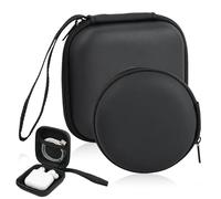 Ziyonix 2 Pezzi Custodia Rigida per Auricolari, Mini Custodia di Immagazzinaggio con Cerniera Scomparto in Rete Rigida Custodia Protettiva Antiurto per Auricolari Cuffie in Cavi Dati Chiavi