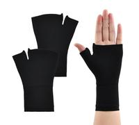 Ziyonix 2 Pezzi Guantes de Compresión para Artritis, Tutore Polso Traspirante e Regolabile Elastico Compressione Supporto Polso e Pollice per Artrite Tendinite Distorsione Tunnel Carpale (L)