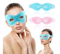 Ziyonix 2 Pezzi Maschera per Gli Occhi, Maschere in Gel Occhi Patch Occhi Riutilizzabile, Caldo e a Freddo per Cerchi Scuri, Allevia L'affaticamento Degli Occhi, Occhi Gonfi