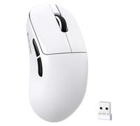 ZIYOU LANG MAGIC-REFINER AJ199 Mouse da Gaming Wireless Tri-Mode 24K DPI | 49g Leggero, Sensore PAW3311, Polling 1000Hz, Ricaricabile 600mAh, 2.4G Bluetooth Cablato, PC/Mac/Laptop, Bianco