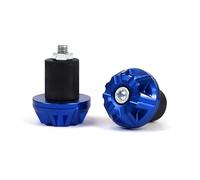 ZiYouao Contrappesi Manubrio Moto estremità del Manubrio del Motociclo Tappo Manopole Tappo Tappi Manubrio in Alluminio Motocicletta Bilancieri Manubrio Moto(Blue)