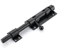 ZiYuya Serratura chiavistello scorrevole per cancello in acciaio inossidabile 304 con foro per lucchetto, chiavistello a cilindro resistente di sicurezza per cancello su doppio lato, diametro 12 mm