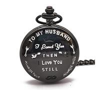 ZIYUYANG Orologio da tasca,Fashion casual design quartz pocket watch best gift for lover husband