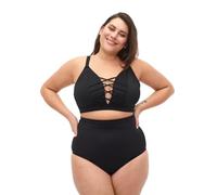 Zizzi Swim by - Slip bikini da donna, taglie forti, a vita alta