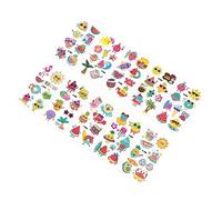 ZJchao 10 Pezzi Glitter Tatuaggi Temporanei Adesivi Animali Patch di Tatuaggi Scintillanti per Bambini con un Design Carino per Feste in Piscina Estiva (Tipo 1)