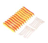 ZJchao 12 Pezzi Rulli per Capelli per Arricciare gli Strumenti per lo Styling per Capelli Salonne a Onde Fredde con Elastici per Acconciature Fai - -te Ragazze (3)