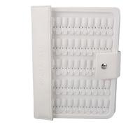 ZJchao 150 Colori Display per Unghie Display Libro di Campione per Chiodi con Punta Finta Bianca Copertina in Pelle PU per Salone Fai - -te Home