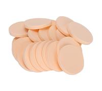 ZJchao 20pcs Round Makeup Sponge Sponge Dual Use Rimbalzo Antibatterico Riutilizzabile e Rapido con Spugna Naturale per L'applicazione del Trucco