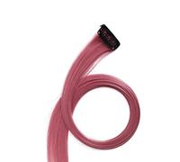 ZJchao 21.7 in Estensione dei Capelli Colorati Nelle Estensioni dei Capelli Extensions di Capelli Sintetici Highlight Seamless Real Hair Like With Hairpins for Cosplay Party (PINK)