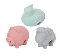 ZJchao 3pcs Porta per Sollevatore a Pentola in Silicone Prevenire il Grado di Overflow Alimentare Sicuro per Cucinare Utensili da Cucina con un Design Simpatico per Animali