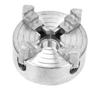 ZJchao 4 Mascella Lathe Chuck, Wood Lathe Chuck Torn Machine Accessorio Z011A in Lega di Zinco Reversibile Mini Accessori per Tornio in Metallo per Tornio