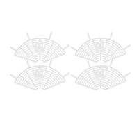 ZJchao 4 Pezzi/Set di Sedile Posteriore Sedile in Plastica Net di Protezione, Attaccamento per Bambini Bike Posteriore Sedile Sedile Protezione Protettiva Net per Accessori per Bici