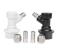 ZJchao 4pcs Blocco a Sfera di Plastica Keg Keg Calmi di Disconnessione Filettata MFL con Dadi Girevoli per Il di Kegging della Birra Homebrew