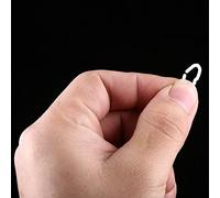 ZJchao 50 Clamp/Holder per Tagliare Il Becco di Pollo, Anelli Elastici Antibeccare per Polli per Polli, Strumento di Gestione del Pollame in Plastica per Piccoli Stormi (Medio)