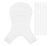 ZJchao 50 Pezzi Y a Forma di Forma a Forma di Ciglia a Forma di Ciglio a Forma di Ciglio Y Strumento per Ciglia in Stile per Ciglia per il Permesso di Innesto Facile Pulire il Design a (Trasparente)