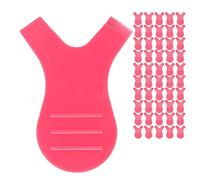 ZJchao 50 Pezzi Y a Forma di Forma a Forma di Ciglia a Forma di Ciglio a Forma di Ciglio Y Strumento per Ciglia in Stile per Ciglia per il Permesso di Innesto Facile Pulire il Design a (Rosa rossa)