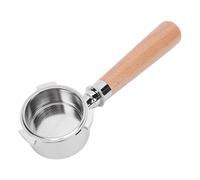 ZJchao 51mm Bottomless Portafilter 3 Ears with Double Cup Basket for Olympia Cremina Ponte Vecchio