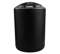 ZJchao 6 Pezzi Accessori per Bagno Impostare Doctocognico Dispenser di Sapone Liquid Dispenser Dispenser di Sapone Pompa con Pinne per Risciacquare la Spazzatura della Spazzola per (BLACK)