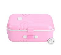 ZJchao Academy Toys, Bagagli per Bambini Giocattolo Zaino per Piccoli Veri Mini Giocattoli Ruote Rotanti Valigia per Bambini Piccoli (Roseo)