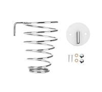 ZJchao Accessori per Asciugacapelli per Asciugatrice per Capelli Porta Strumento di Acconciatura per Capelli Monte a Spirale Design in Acciaio Inossidabile con Viti per il Salone della