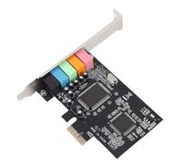 ZJchao Adattatore PCIe a 5.1, Scheda a 6 con Chipset CMI8738 e Accessori per CD