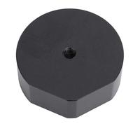 ZJchao Adattatore per Treppiede per Antenna con Connessione Alla Testa - Supporto in Lega di Alluminio per, Roulotte, Yacht - e Facile Installazione (BLACK)