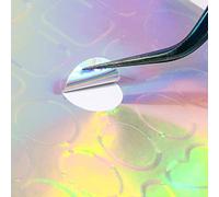 ZJchao Adesivi per Chiodi per Unghie Ice Cube Iridescent Symphony Olographic Olographic Nail Art Decoration per Festival Feste Manicure Fai - -te Cellophane Multi Color 10 Fogli (Colore assortito