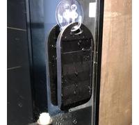 ZJchao Affilacoltelli e Pulitore per Tagliabarba Strumento Portatile per la Pulizia del Tagliabarba in Gomma con Foro per Appendere Nero Essenziale per la Toelettatura Professionale