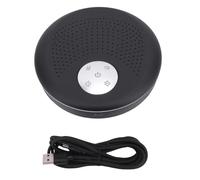 ZJchao Altoparlante della Conferenza di Riduzione del Rumore, Pickup a 360 Gradi, Repressione del Rumore ANS, Controllo AGC, Tecnologia AEC, Plug and Play, Altoparlante per Incontri