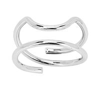 ZJchao Anelli per Unghie, Unghie Anelli con Design Unico per in Rame Elettroplati per Donne per Donne (Platino 3046)