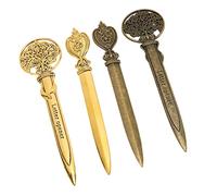 ZJchao Apri delle Lettere, 4 PC Apri di Lettere in Lega di Zinco con la Sua Luce e Compatta Decorative per Fantasiose per la Casa e le Impostazioni dell'ufficio