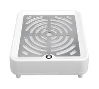 ZJchao Aspirapolvere Compatto per Unghie 40 W, Aspirazione Potente, Accensione/spegnimento Automatico, Design con Ventilazione Direzionale, Filtro in Fibra Fine, Ideale per (Spina