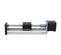 ZJchao Attuatori di Movimento Lineare, Attuatore Lineare Guida Alla Guida CNC Fase di Diapositiva con Cavo Dati Tabella di Scorrimento del Movimento per Applicazioni di Lavorazione CNC (200mm)