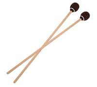 ZJchao Bacchette per Marimba, 1 Paio,Con Manico in Legno d'acero Con Lana Resistente e Morbida, Lucida e Senza Sbavature, Ottimi Sostituti per l'allenamento dei Principianti Sugli Strumenti per