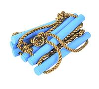 ZJchao Bambini Scalatura da Arrampicata Giocattolo per Bambini Graming Toying 6 Sezione Attrezzatura da Gioco per Esterni Ad Altezza Regolabile con Robusta Corda di Plastica e Nylon per (BLUE)