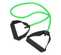 ZJchao Banda di Resistenza in Lattice, Cinghia di Traino Multifunzione, Tubo di Esercizio di Allungamento per L'allenamento della Forza di Yoga Pilates con Manici Non Slip 48,8 Pollici (GREEN)